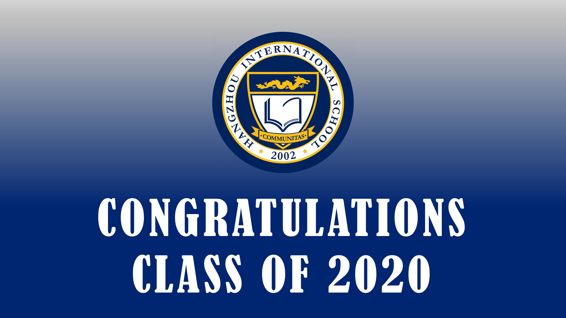 Congratulations HIS Class of 2020